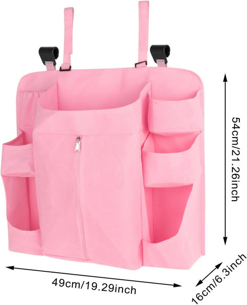 Luwecf Hanging Diaper Organizer Hanging Diaper Stacker for Changing Table, Crib, Playard Nursery Organization
