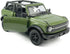 2-Door Convertible Bronco Model Car - 1/36 Scale Diecast Toy with Pull Back Doors, Black Rim