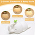 FRDEV 3 Dimmable Silicone Night Light for Kids, Squishy Elephant Lamp - Level Rechargeable with Timer, Safe Bedside