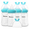 Glass Baby Bottles with Natural Response Nipple Size M - Anti Colic
