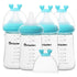Glass Baby Bottles with Natural Response Nipple Size M - Anti Colic