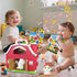 BOLZRA 1-3, 12-18 Musical Red Barn Farm Animal Toys with Tails Baby Book, Educational Preschool Farm Animals Finger