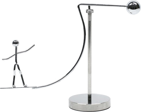 MagicTech Steel Balance Toy, Balancing Tumbler Kinetic Art Toy, Decompressive Science Psychology Desk Decor PH06