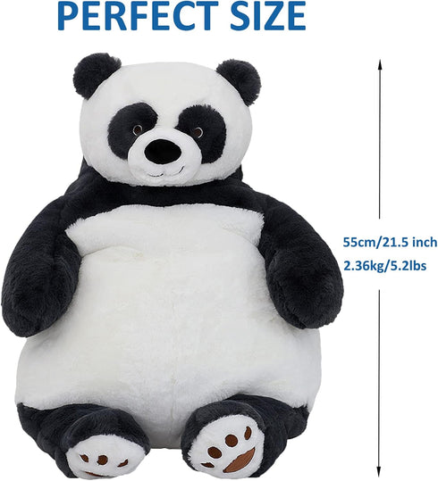 ronivia 21.5" 5.2 lbs Panda Weighted Stuffed Animals, Weighted Panda Plush Large Weighted Plush Animal Toy Pillow Gifts