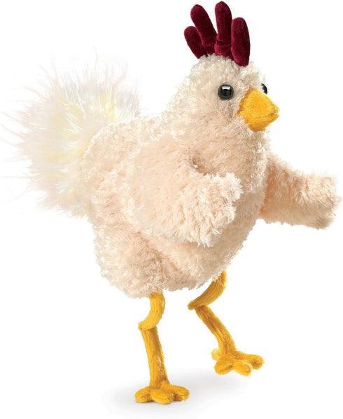 Folkmanis Funky Chicken Hand Puppet, Multi-Colored, (Model: 3030)