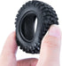 RC-Hub 4PCS 1.0" Crawler Tires, Micro Rubber Tires for 1/24 Axial SCX24 90081 AXI00001 AXI00002 AXI00005 AXI00006