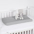PHF Baby Changing Pad Covers for Boys Girls, 2 Pack Ultra Soft Breathable Microfiber Changing Pad Table Sheets for Most Baby Changing Pads, Grey & Grey
