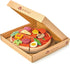 6 Set 12 3+ Tender Leaf Toys - Pizza Party - Slices of Realistic Pizza Toy with Different Toppings, Kraft Card Take-Out