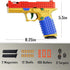 DITOON Dreamplay Shell Ejecting Toy Gun, DIY Automatic Pull Back Action Platebase Compatible with Legos Shooting Games
