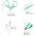 Baby Nail Trimmer Electric - 12 in 1 Baby Nail Clippers Kit with Clipper, Scissor, Tweezers, Nail Files