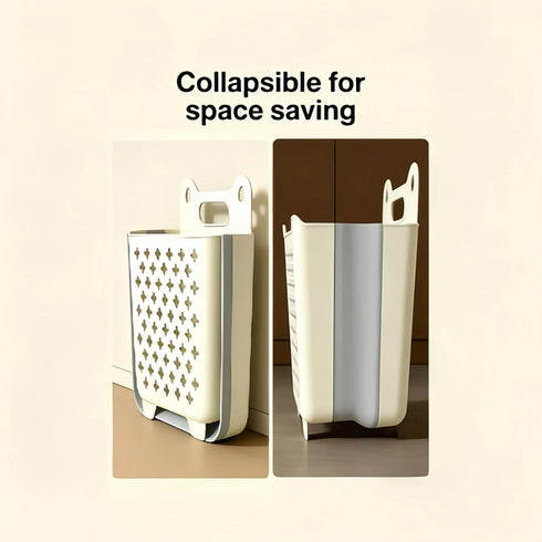 MAOUDA Bath Toy Bin, Stand Up Bath Toy Storage, Foldable Bath Toy Holder for Bathtub, Quick Drain Drying Shower Toy