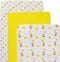JABMARS. 3 Pack Crib Sheets Ultra Soft Jersey Cotton Baby Crib Sheets, Breathable