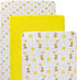 JABMARS. 3 Pack Crib Sheets Ultra Soft Jersey Cotton Baby Crib Sheets, Breathable