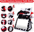 Tummy Time Mirror with Soft Book, Black and White High Contrast Baby Toys for Crawling
