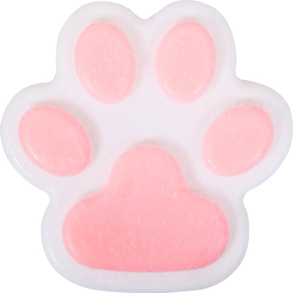 FauKait 1pcs Pink Big 5.5in Thin Squishy Cat Paw Squeeze Toys,Cute Kawaii Squishies,Cat