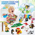 HOGOKIDS 20 Pack Animals Building Blocks - Party Favors for Kids, Easter Gifts, Goodie Bags, Classroom Prizes for Ages
