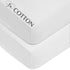 American Baby Company 2 Pack 100% Natural Cotton Fitted Pack and Play Sheets 39" x 27", White, Soft & Breathable