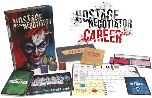 Hostage Negotiator: Career Game Expansion – 30+ Minutes Gameplay for 1 Player, Ages 15+, English Version