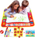 Magic Drawing Mat/Water Doodle Mats (31.4in x 23.6in) - Reusable Coloring Aqua Classic Mat with Magic Pen for Kids
