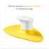Munchkin Squeeze & Scrub Silicone Baby Bath Brush with Soap and Shampoo Dispenser - Soft & Gentle Bristles, Great