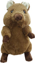 FRANKIEZHOU Realistic 11.8" Brown Quokka Plush Toy Soft Kawaii Stuffed Animal for Kids