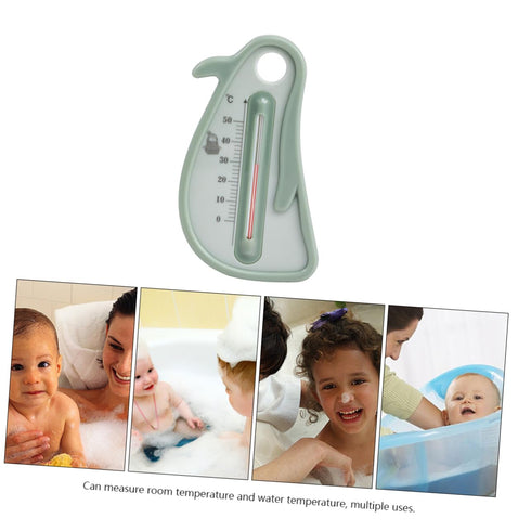 HAKIDZEL Bath Thermometer Penguin Shaped Water Temperature Measurement Tool Random Color