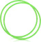 2 Pcs Toy Hoop Exercise Hoop, Detachable Adjustable Plastic Playground Equipment (Green)