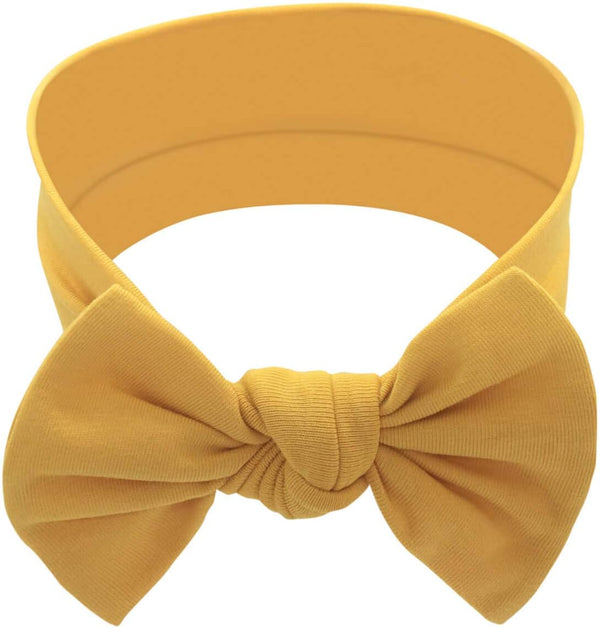 Handmade Cotton Baby Girl Headbands with Bows, Infant & Toddler Hair Accessories