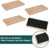 Wooden Domino Trays/Racks Set of 4, Mexican Train Domino Trays/Racks for Double 12 Tiles Holders