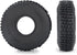 RCHUBAM 4PCS 1.0" Crawler Tires, Rubber Tires 65mm for 1/18 TRX4M 1/24 Axial SCX24 RC Crawler Car