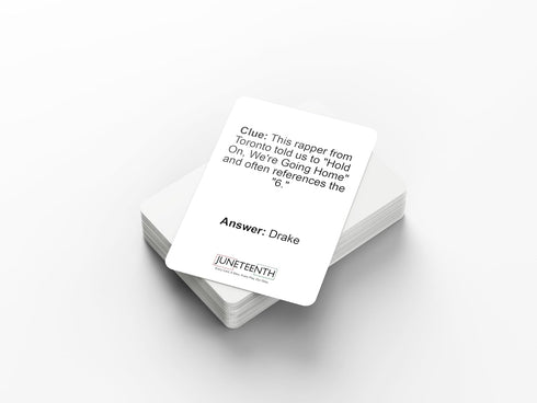 Juneteenth Cultural Trivia Game - Dive into Black History with Engaging Trivia Cards for Family Fun