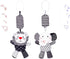 SHXERO 2Pcs Hanging Rattle Toys for Babies, Hanging Baby Toy, Car Seats Stroller