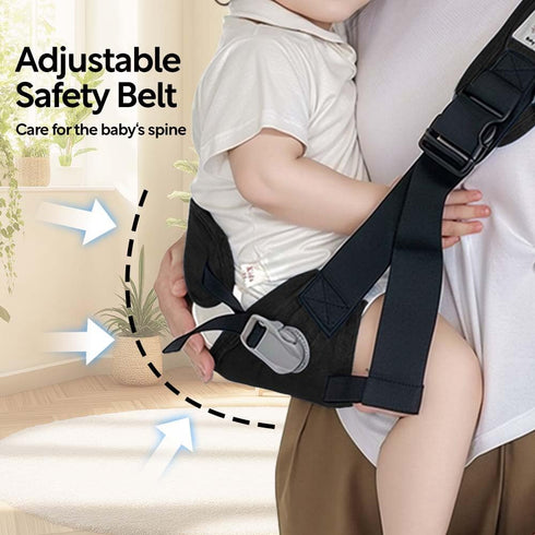 0-36 8-35lbs Baby Sling Carrier with Hip Seat - Breathable & Adjustable, Anti-Slip Design for Infants Months, ASTM
