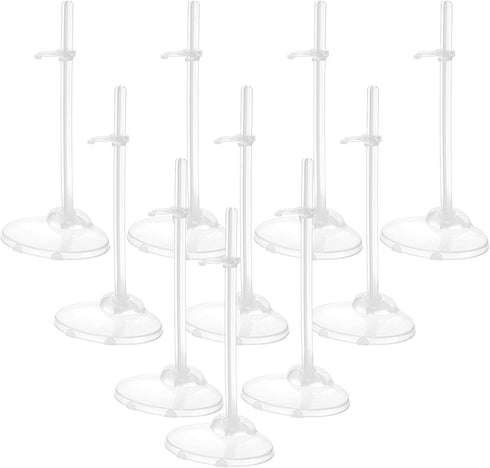 Nicunom 40 Pcs Doll Stand Display Holder, Adjustable Support for 11" to 13" Dolls