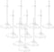 Nicunom 40 Pcs Doll Stand Display Holder, Adjustable Support for 11" to 13" Dolls