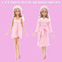 23 6 Sets 3 8 11.5 inch Pcs Doll Clothes and Accessories Including Bathrobes Pajamas, Towels, Headband, Slippers