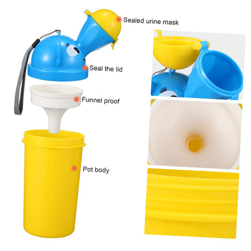 Portable Travel Potty for Toddlers Compact Urinal for Boys Girls Easy to Use Outdoor Pee Training Design for Camping