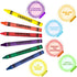 Set 50 Packs 6 Pack 300 ArtCreativity Crayons Bulk - Crayon - in Each - Total - Crayons for Kids in Red, Orange