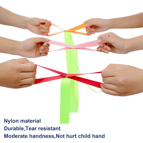 Safety Walking Rope with Colorful Handles for Daycare, Designed for 12 Children and 2 Adults