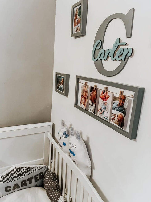 Personalized Wooden Name Sign for Nursery Decor