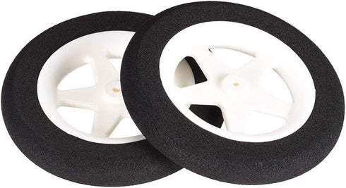uxcell RC Model Plane Aircraft Wheel Micro Sport Wheel 0.07 Inch X 3 Inch - Wheel 6PCS