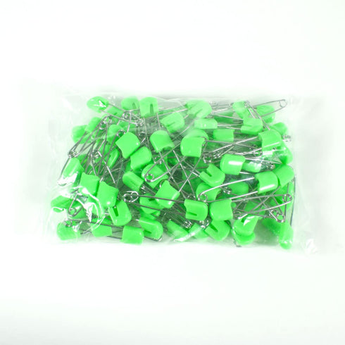 OsoCozy Cloth Diaper Nappy Pins, 100 Packs, 100 Stainless Steel Safety Pins, Light Green