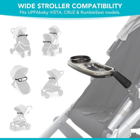 UNIQUIFY V2, V3, V2, V2 Snack Tray Compatible With Uppababy VISTA, VISTA VISTA CRUZ, CRUZ RumbleSeat, and RumbleSeat