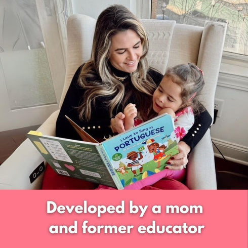 1-3, I Love to Sing in Portuguese: Brazilian Nursery Rhymes, Musical Baby Sound Books for Toddlers Brazilian Books