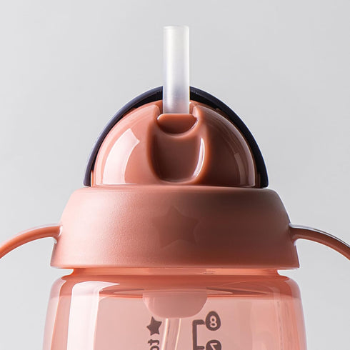 Tommee 10oz 6 Pack 2 Tippee Starter Weighted Straw Baby & Toddler Sippy Cup for Months+, with Silicone Weighted Straw