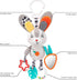 0-12 Baby Hanging Toys Months - Interactive Stroller & Car Seat Toy with Jingle Sounds, Clinking Rings & Detachable