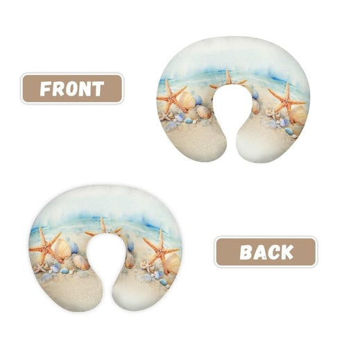 Nursing Pillow Covers - Starfish and Shells Design