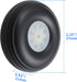 RC Airplane Rubber Tire and Wheel with Plastic Hub Sets 2.25 Inch Wheels for RC Model Airplane Aircraft(2PCS)
