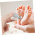 Set 4pcs Baby Nail Clippers for Newborns Owl Design Nail Scissors Non-Slip Handle Baby Grooming Kit Newborn and Toddler