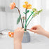 MEIEST Set,Creative (1658) Mini Building Blocks Flower Bouquet Plant Model DIY Artificial Flowers Botanical Collection